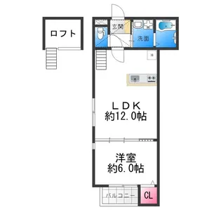 ハウスモメゾン大浜A棟【3階】の間取り
