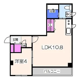 win北花田(ウィンキタハナダ)【1階】の間取り