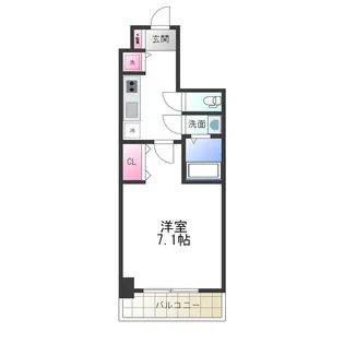 S-RESIDENCE堺市駅前【12階】の間取り