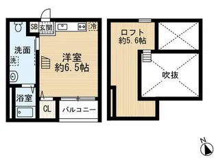 ソレイユ堺【101号室】の間取り