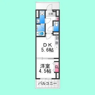 ARCA堺綾之町【4階】の間取り