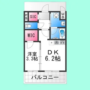 ARCA堺綾之町【7階】の間取り
