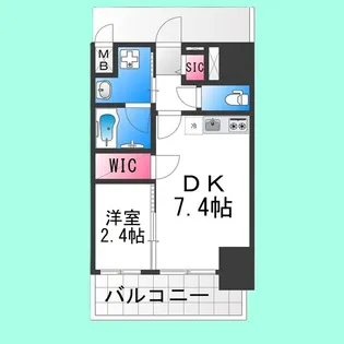 ARCA堺綾之町【7階】の間取り