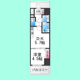 ARCA堺綾之町【8階】の間取り