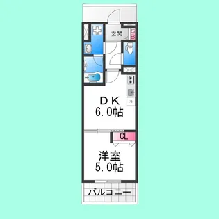 ARCA堺綾之町【10階】の間取り