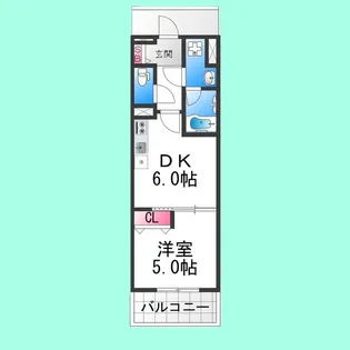 ARCA堺綾之町【4階】の間取り