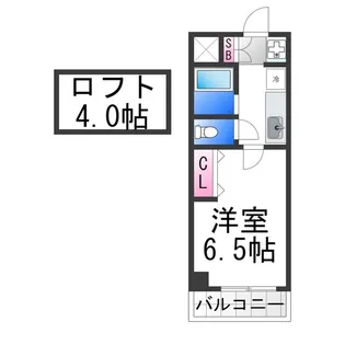 オクト白鷺【303号室】の間取り
