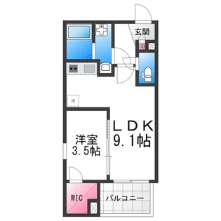 (仮称)ジーメゾン堺フィオーレ【2階】の間取り
