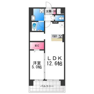 フェリスシエロ堺【1階】の間取り