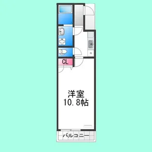 ワンズワン【A211号室】の間取り