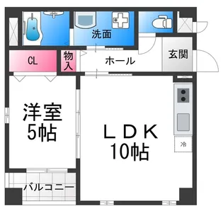 ユーヴェSⅡ【1階】の間取り