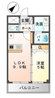 オリエント黒土【302号室】の間取り