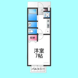 パセオ三国ヶ丘【2階】の間取り