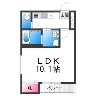 フジパレス堺鳳駅北イースト【1階】の間取り