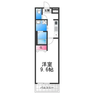 フジパレス御陵通りⅡ番館【1階】の間取り
