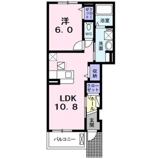 ブロッサム コート【1階】の間取り