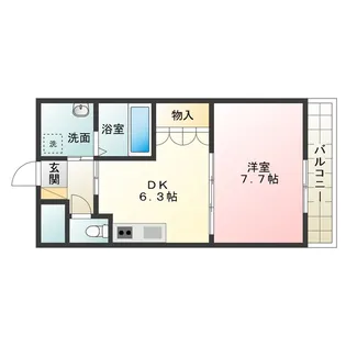 スイートレジデンス KOBAYASHI【2階】の間取り