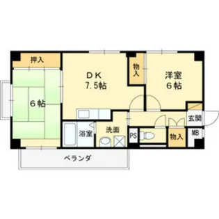 エスポワール 【7階】の間取り