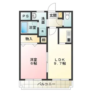 トゥールビヨン【1階】の間取り
