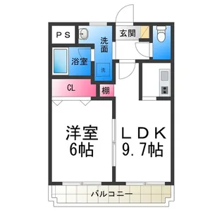 トゥールビヨン【1階】の間取り