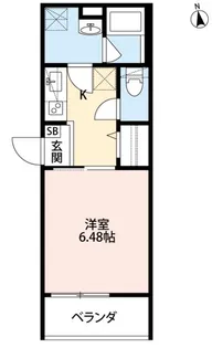 CRASTINE七道・クラスティーネシチドウ【3階】の間取り