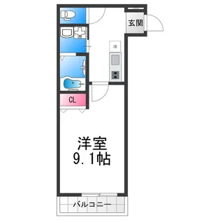 フジパレス西湊Ⅱ番館【1階】の間取り