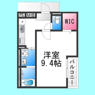 フジパレス西湊Ⅲ番館 【1階】の間取り