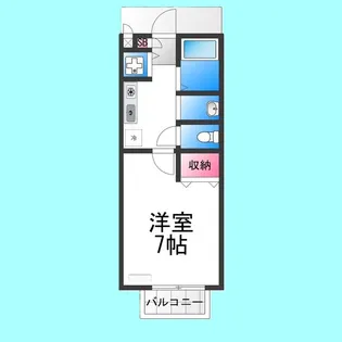 パセオ三国ヶ丘【1階】の間取り