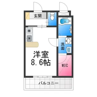 ユーツーハイライズ【302号室】の間取り