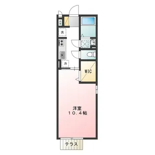 メゾン クロッシー【201号室】の間取り