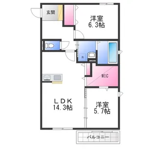 EL MAISON SueHiro【2階】の間取り
