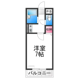 コスモ【4階】の間取り