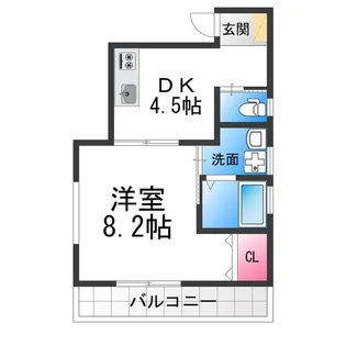 RENBO HOUSE【3F号室】の間取り