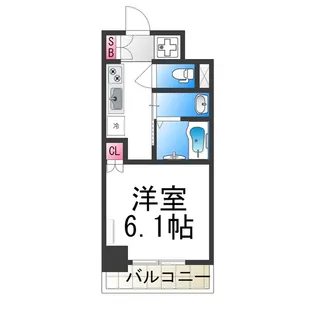 MAXIV大阪堺【804号室】の間取り