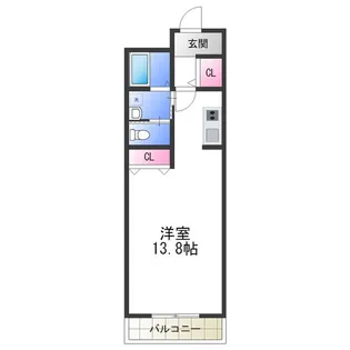 エスタイル白鷺【2階】の間取り