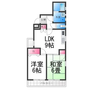 諏訪ノ森OMパレス【301号室】の間取り