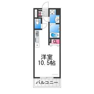 ルミノーサ堺【7階】の間取り