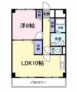 シャルマンヴィラ【1階】の間取り