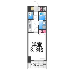 TKアンバーコート堺東Ⅱ【1007号室】の間取り