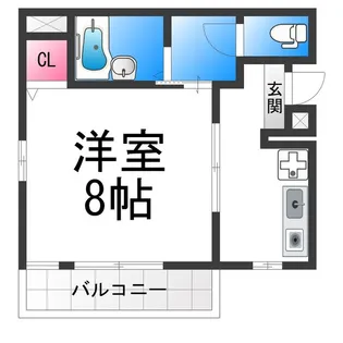 アーバンコスモ【3B号室】の間取り