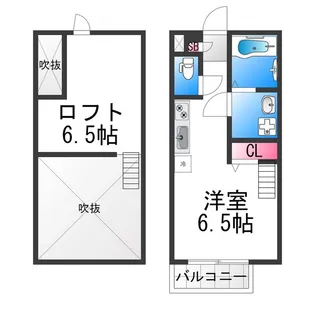 スリーパアダ【1階】の間取り