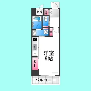 コプリー キタハナダ【208号室】の間取り