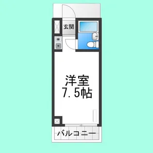 ルシェルコート【501号室】の間取り