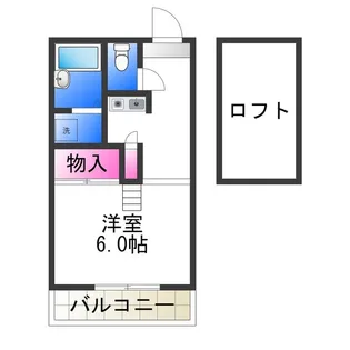 GROWING【2階】の間取り