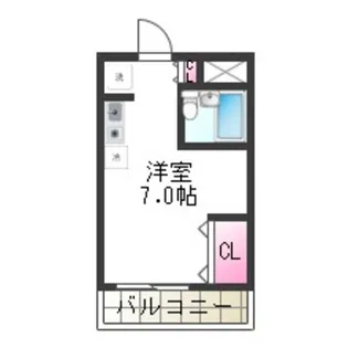 ヌーベルコート三国ヶ丘【6階】の間取り