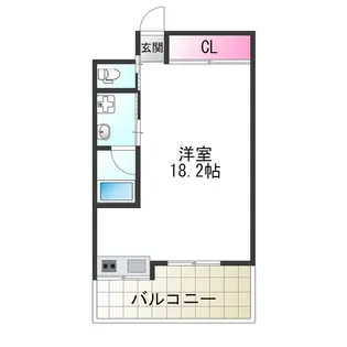 グランリーオ【9D号室】の間取り