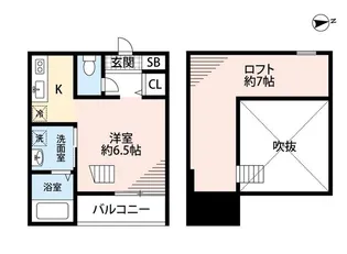 Grand Jete(グランジュテ)【205号室】の間取り