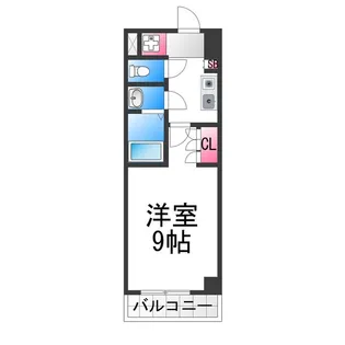 クレスト中もず【9階】の間取り