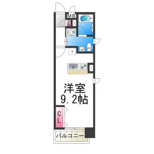 TKアンバーコート宿院【903号室】の間取り