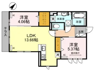 グレイス堺東【3階】の間取り